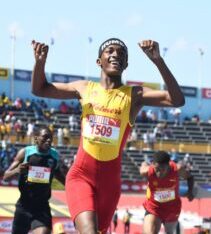 Mario Ross of Wolmer’s Boys. Photo: Naphtali Junior / Jamaica Observer