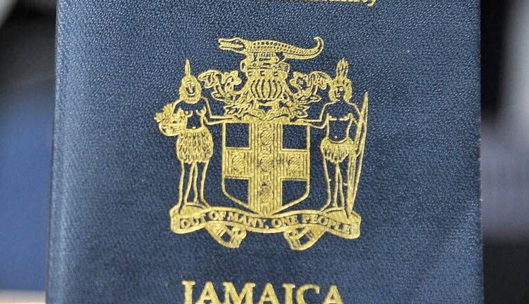 A Jamaican passport. Photo: Jamaica Observer, 3 October 2025.
