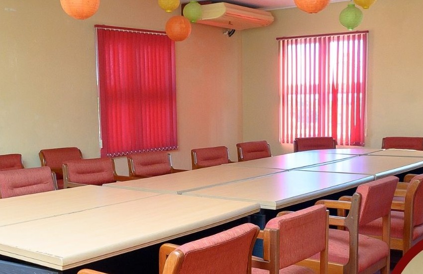 A conference room at the Douglas Orane Auditorium.
