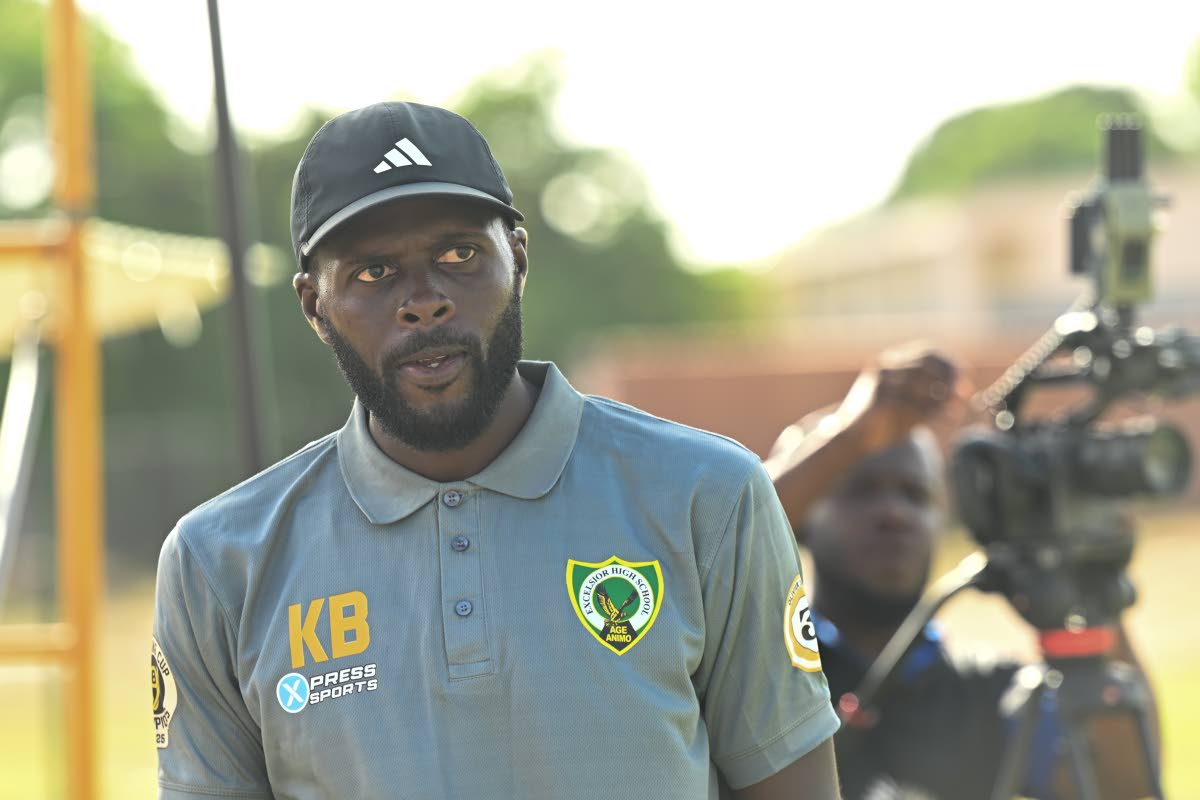 Excelsior High coach Keon Broderick. Photo - Ricardo Makyn Jamaica Gleaner, October 4, 2026.